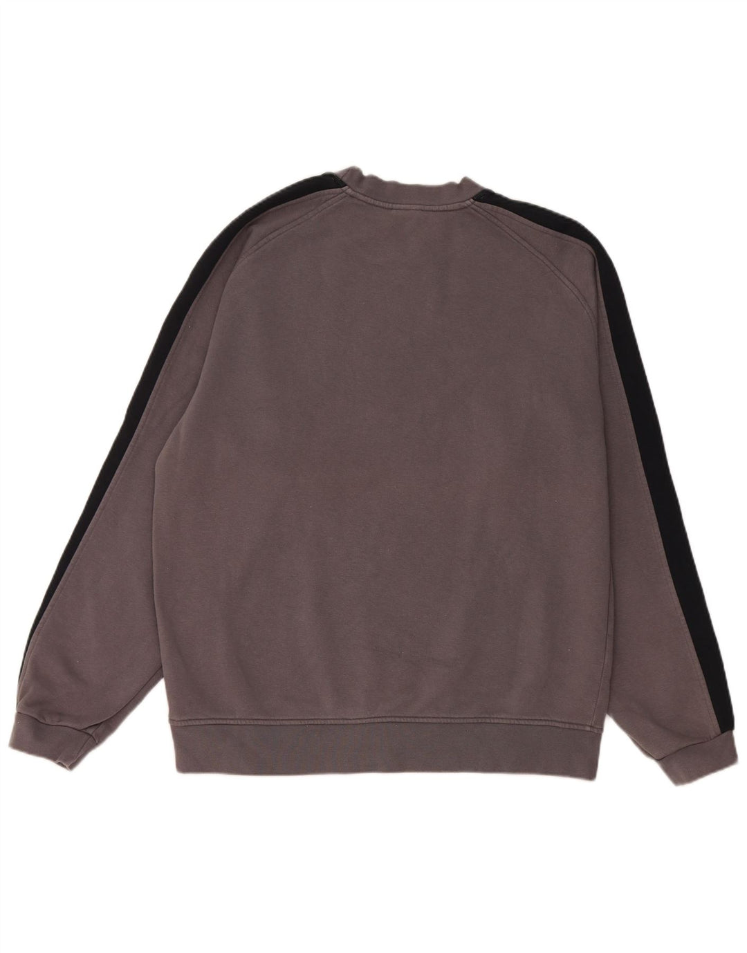 Nike Mens Sweatshirt Jumper Large Grey Colourblock Cotton