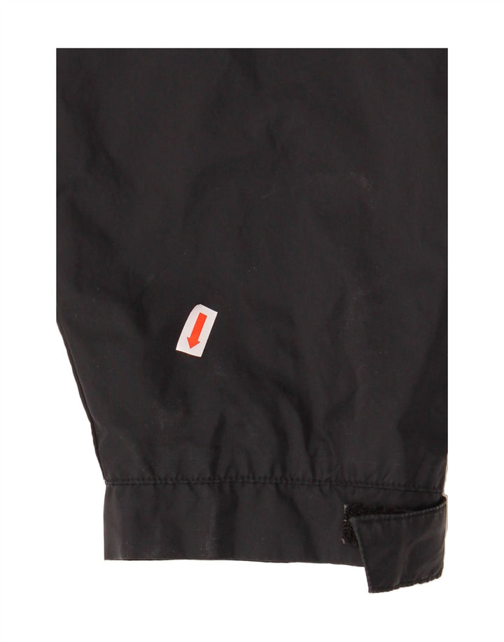 ADIDAS Mens Hooded Rain Jacket UK 36/38 Small Black Nylon Vintage Adidas and Second-Hand Adidas from Messina Hembry 