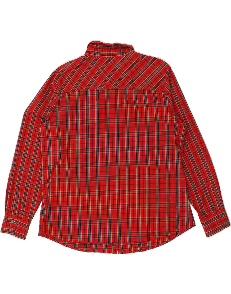 VINTAGE Womens Shirt UK 18 XL Red Check Cotton | Vintage Vintage | Thrift | Second-Hand Vintage | Used Clothing | Messina Hembry 