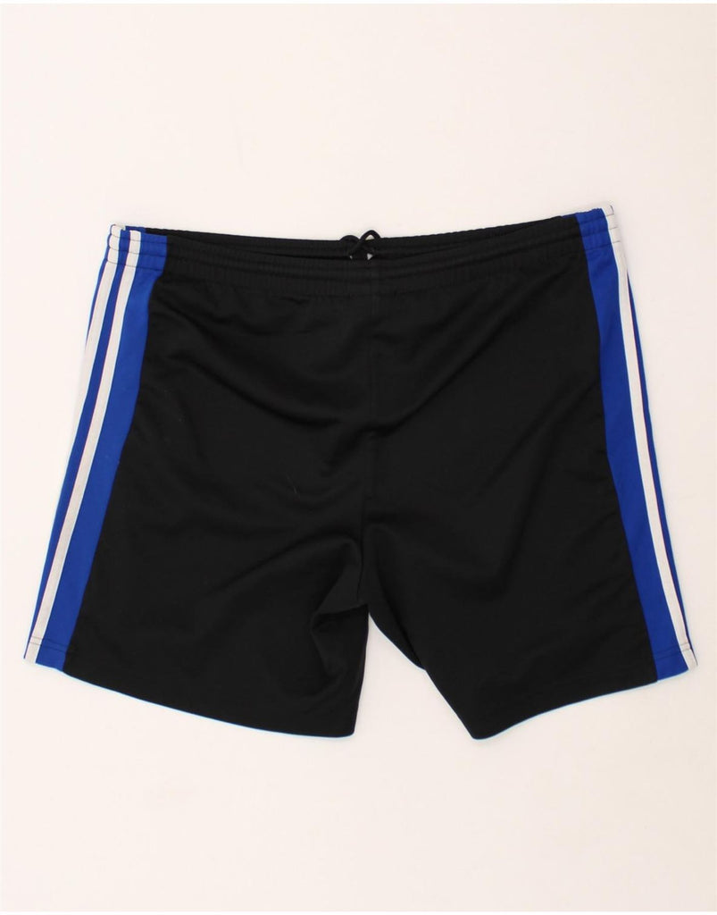 ADIDAS Mens Sport Shorts Medium Black Polyester | Vintage Adidas | Thrift | Second-Hand Adidas | Used Clothing | Messina Hembry 