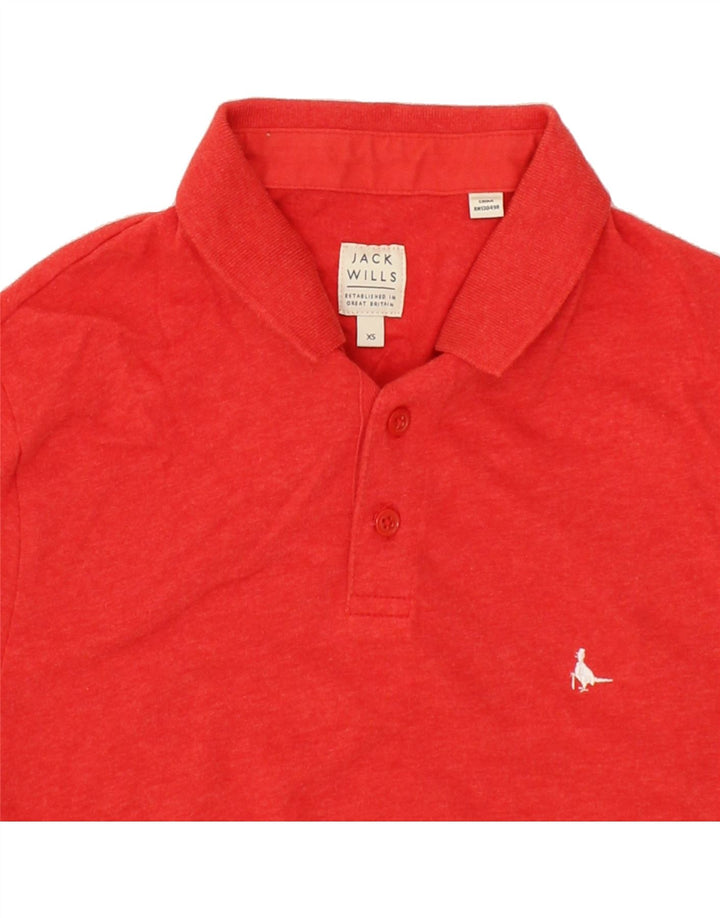 JACK WILLS Mens Polo Shirt XS Red Cotton Vintage Jack Wills and Second-Hand Jack Wills from Messina Hembry 