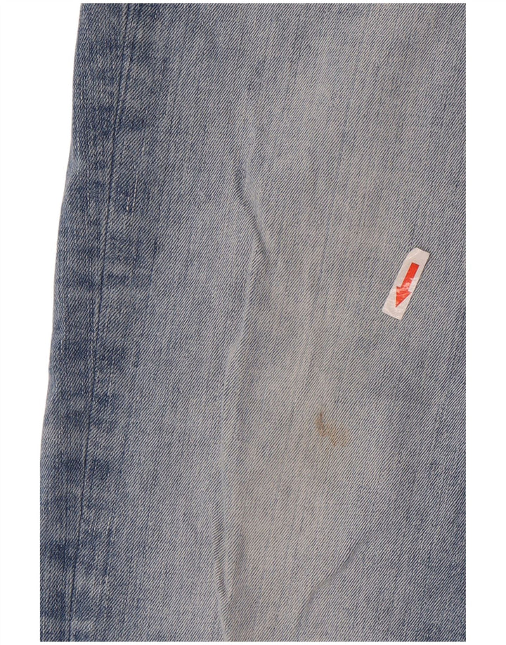 Jack & Jones Mens Clark Slim Jeans W33 L34 Blue Cotton