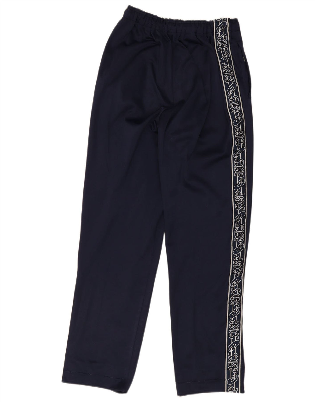 Asics Mens Graphic Tracksuit Trousers Medium Navy Blue