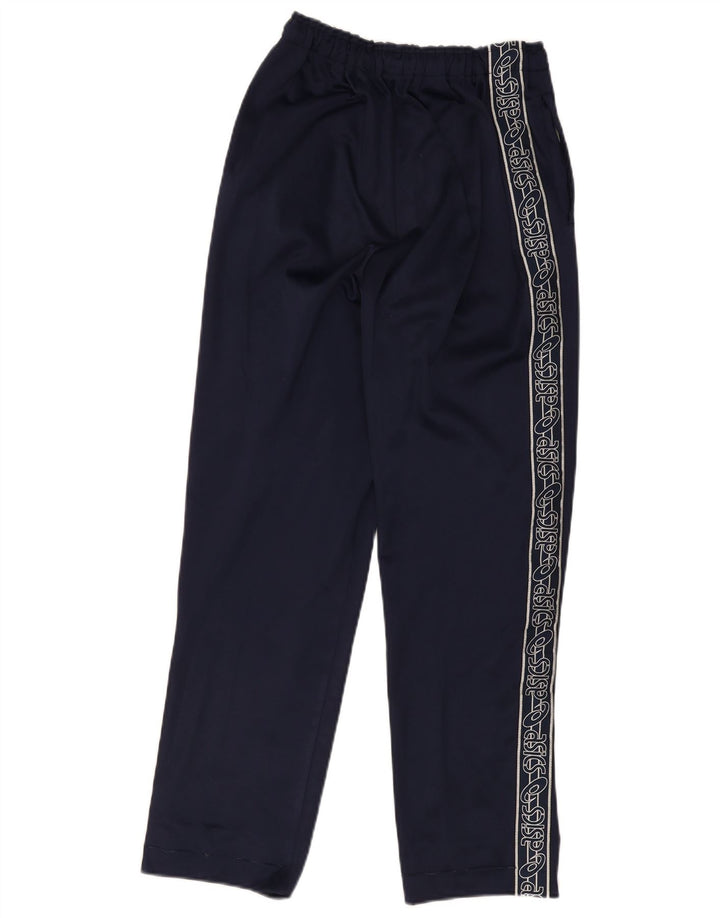 Asics Mens Graphic Tracksuit Trousers Medium Navy Blue