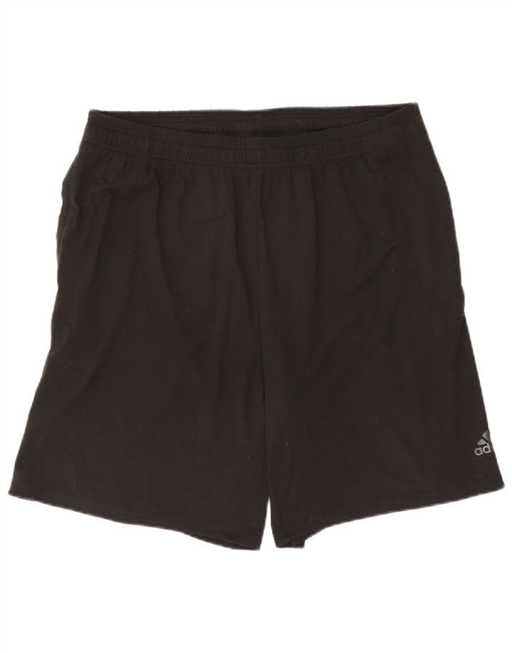 Adidas Mens Climalite Sport Shorts Large  Black Polyester