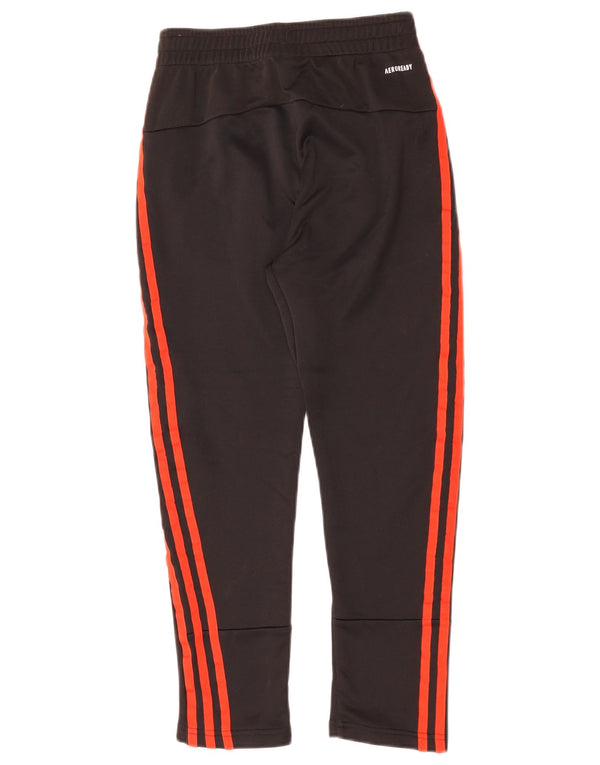 ADIDAS Boys Aeroready Tracksuit Trousers 9-10 Years  Black Polyester
