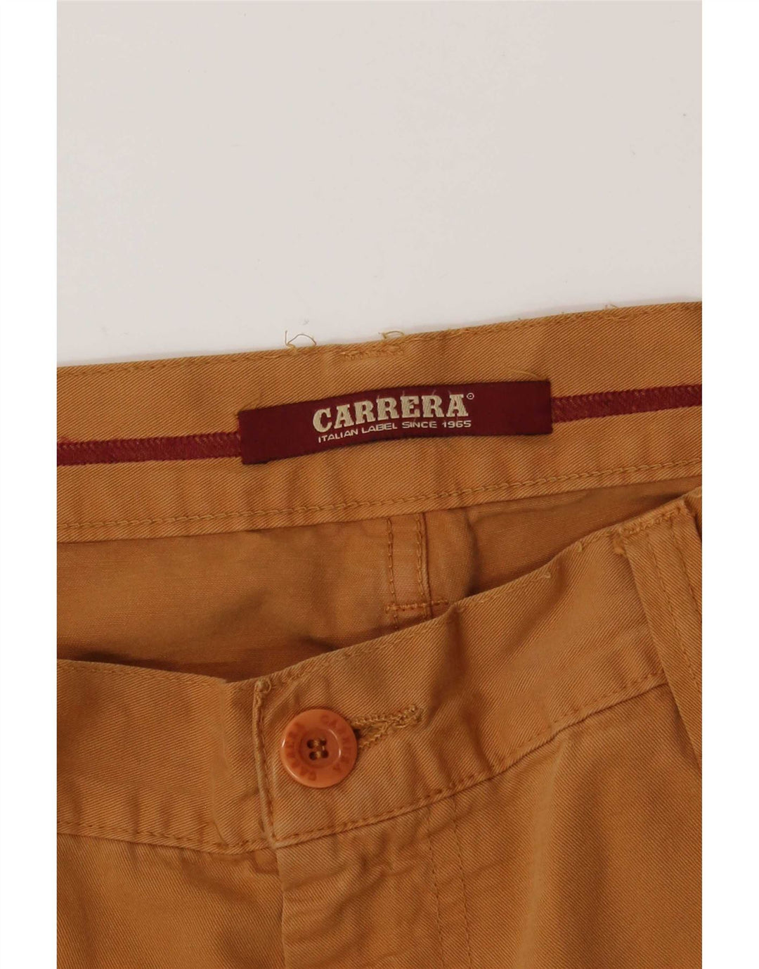 Carrera Mens Straight Cargo Trousers W32 L29 Beige