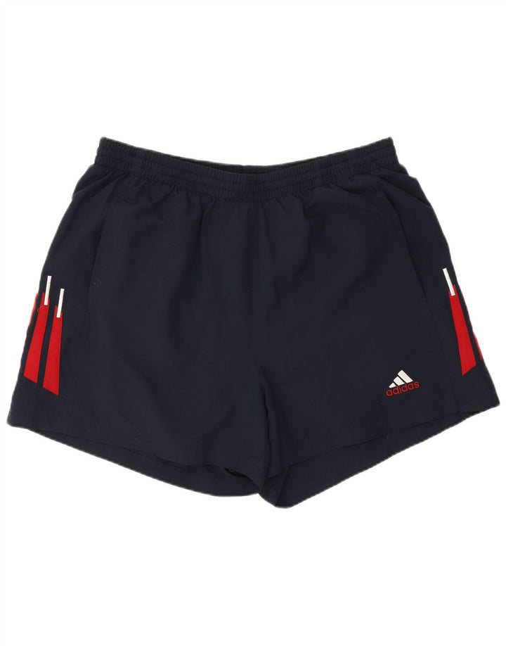 Adidas Mens Sport Shorts XL Navy Blue Colourblock Polyester