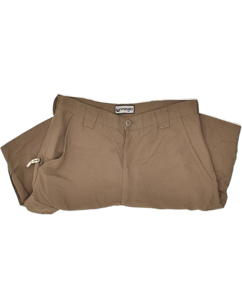 WRANGLER Mens Cargo Shorts W34 Large Brown | Vintage Wrangler | Thrift | Second-Hand Wrangler | Used Clothing | Messina Hembry 
