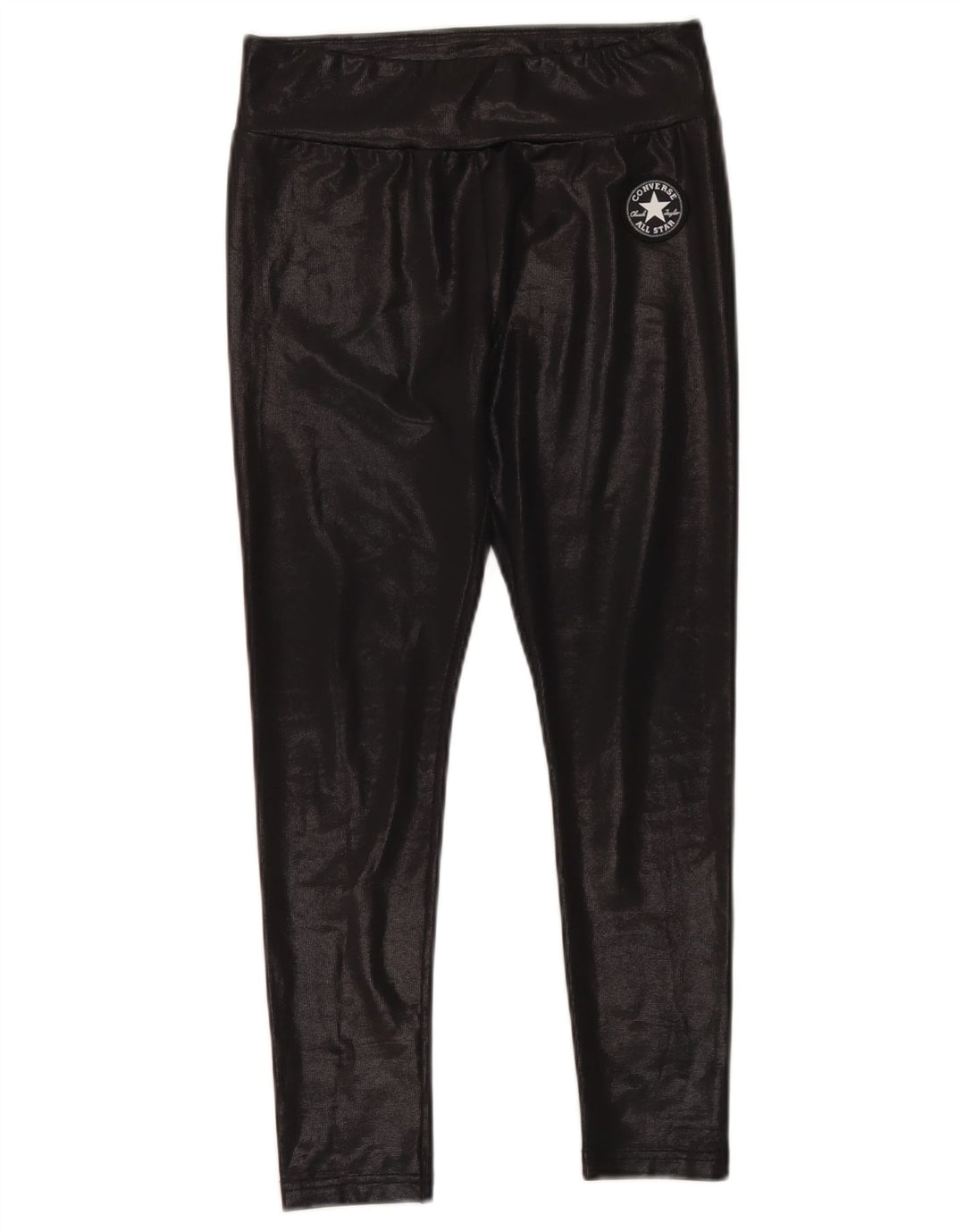 Converse Girls Leggings 12-13 Years Large Black Polyester
