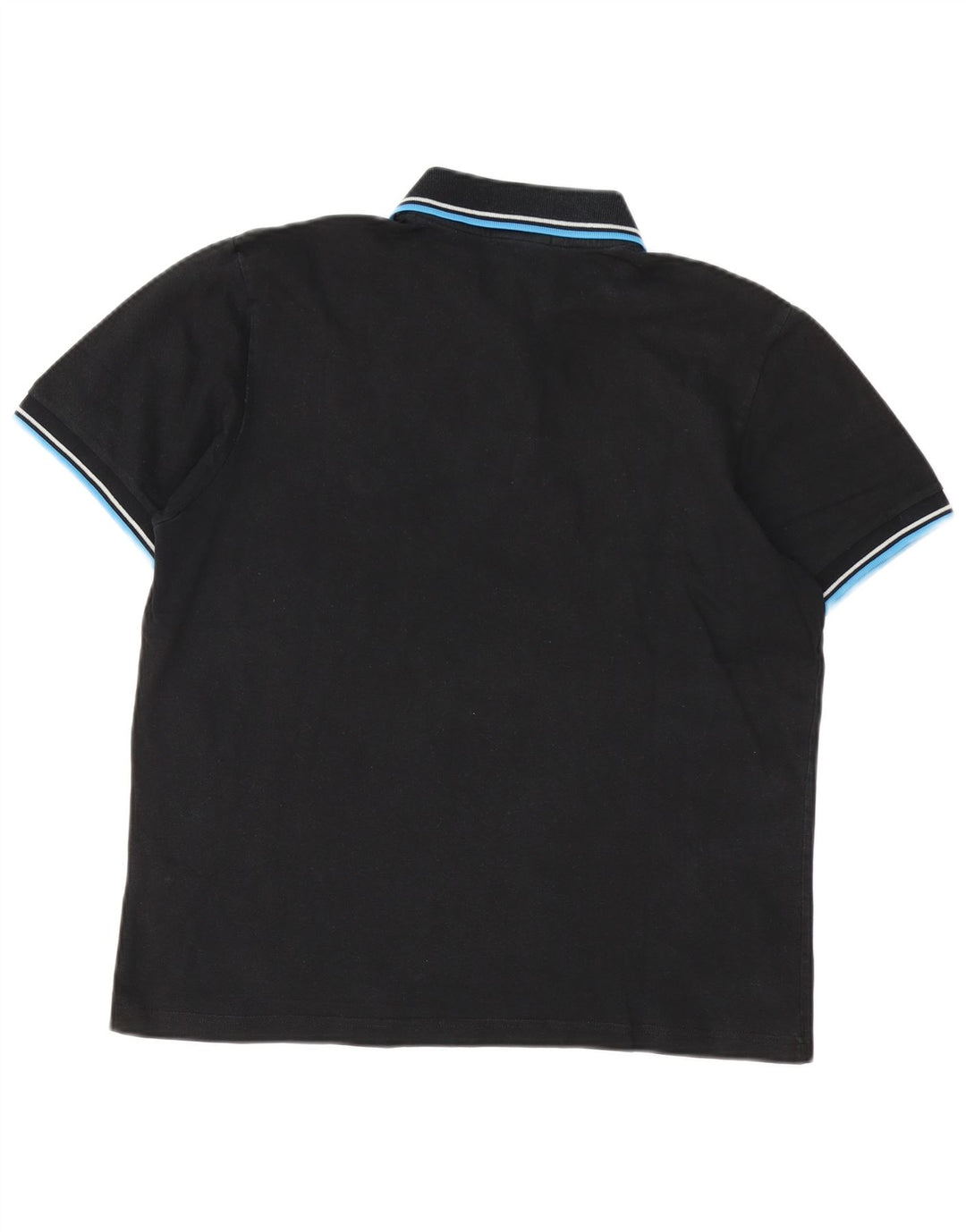 Fred Perry Mens Polo Shirt Large Black Cotton