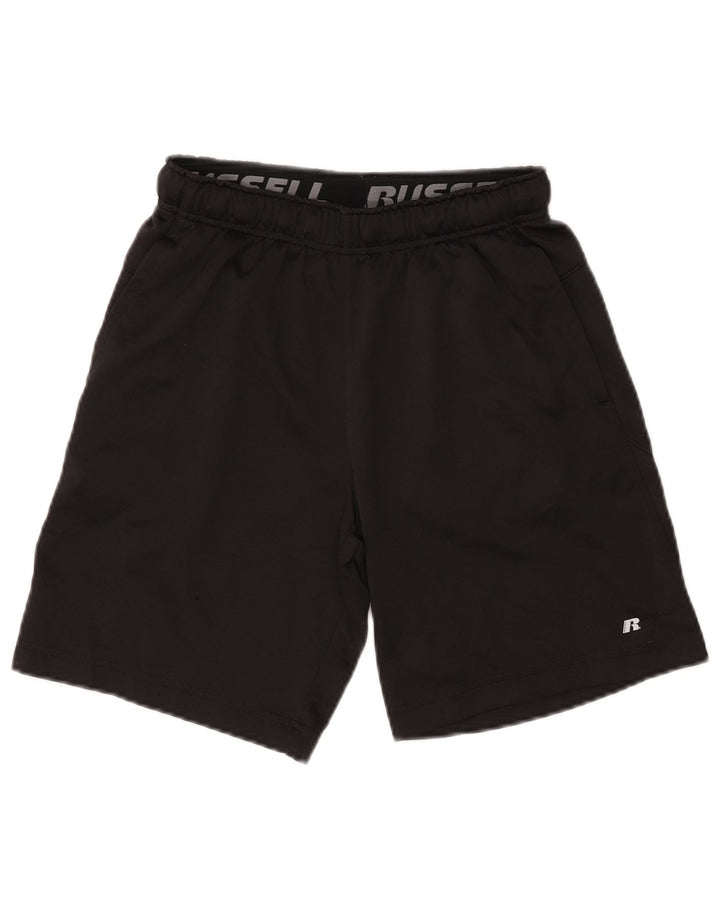 RUSSELL ATHLETIC Mens Dri-Power Sport Shorts Small Black Polyester
