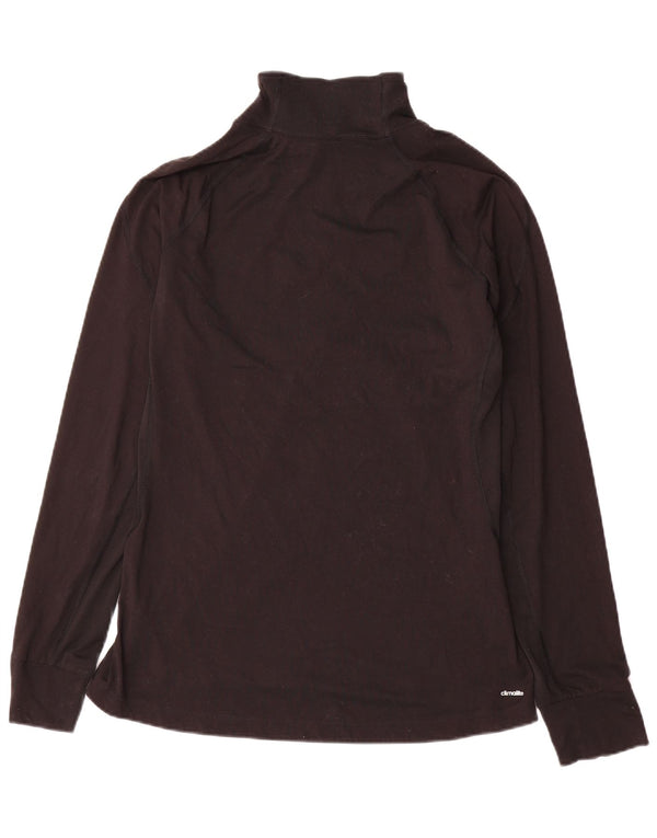 Adidas Womens Climalite Pullover Tracksuit Top UK 16/18 Large Black
