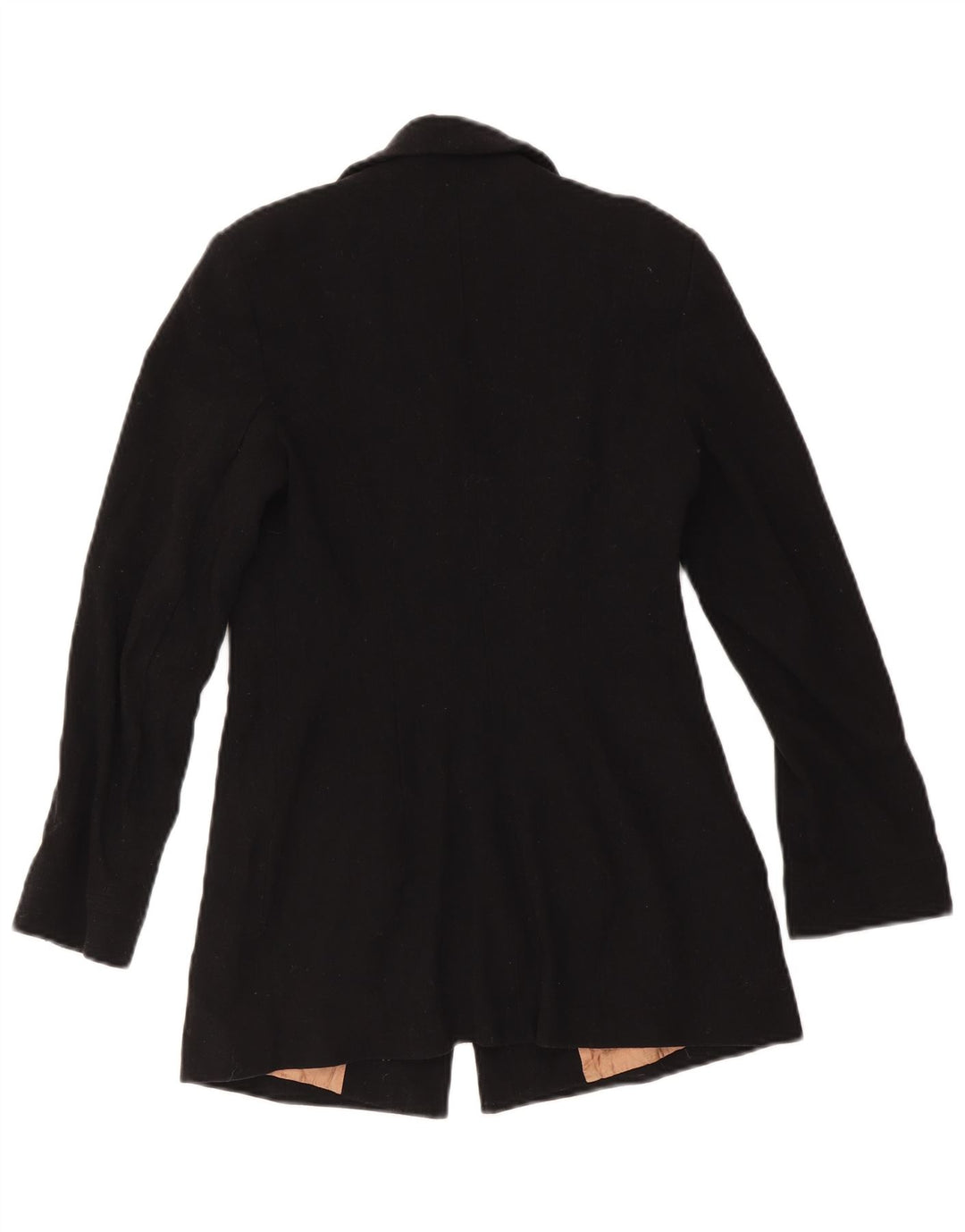 Massimo Dutti Womens 4 Button Blazer Jacket EU 38 Small Black Wool