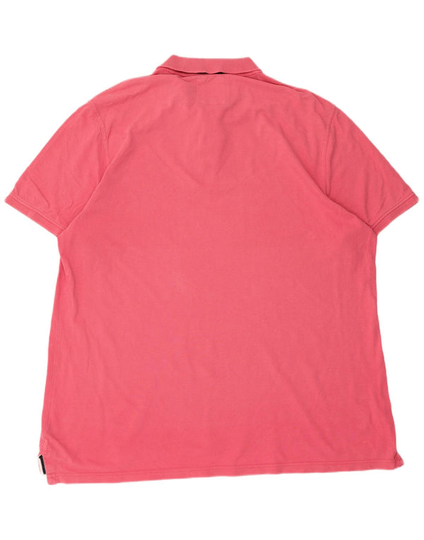Crew Clothing Mens Polo Shirt 3XL Pink Cotton