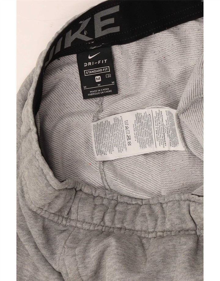 Nike Mens Dri Fit Standard Fit Tracksuit Trousers Joggers Medium Grey