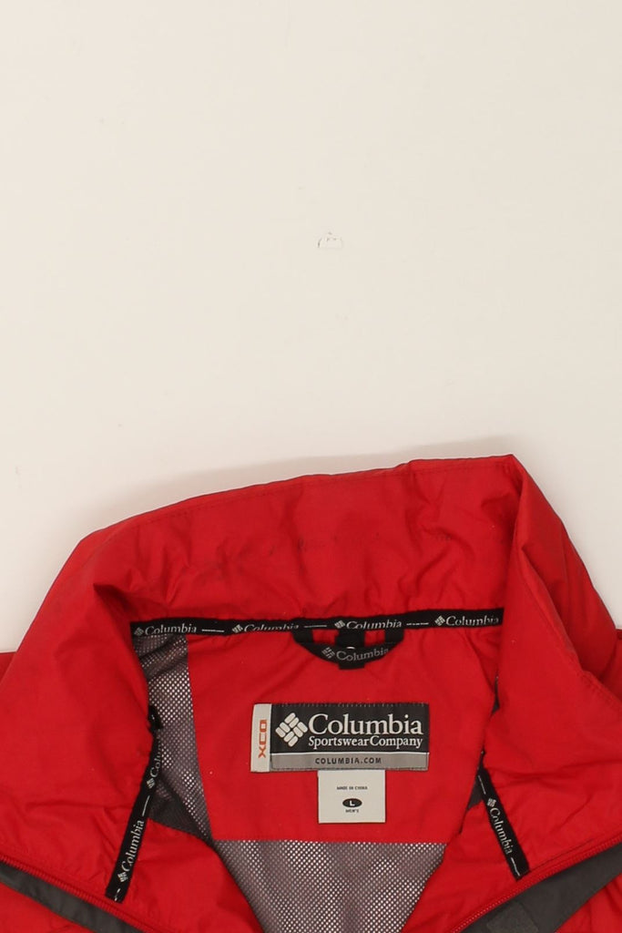 COLUMBIA Mens Rain Jacket UK 40 Large Red Nylon | Vintage Columbia | Thrift | Second-Hand Columbia | Used Clothing | Messina Hembry 