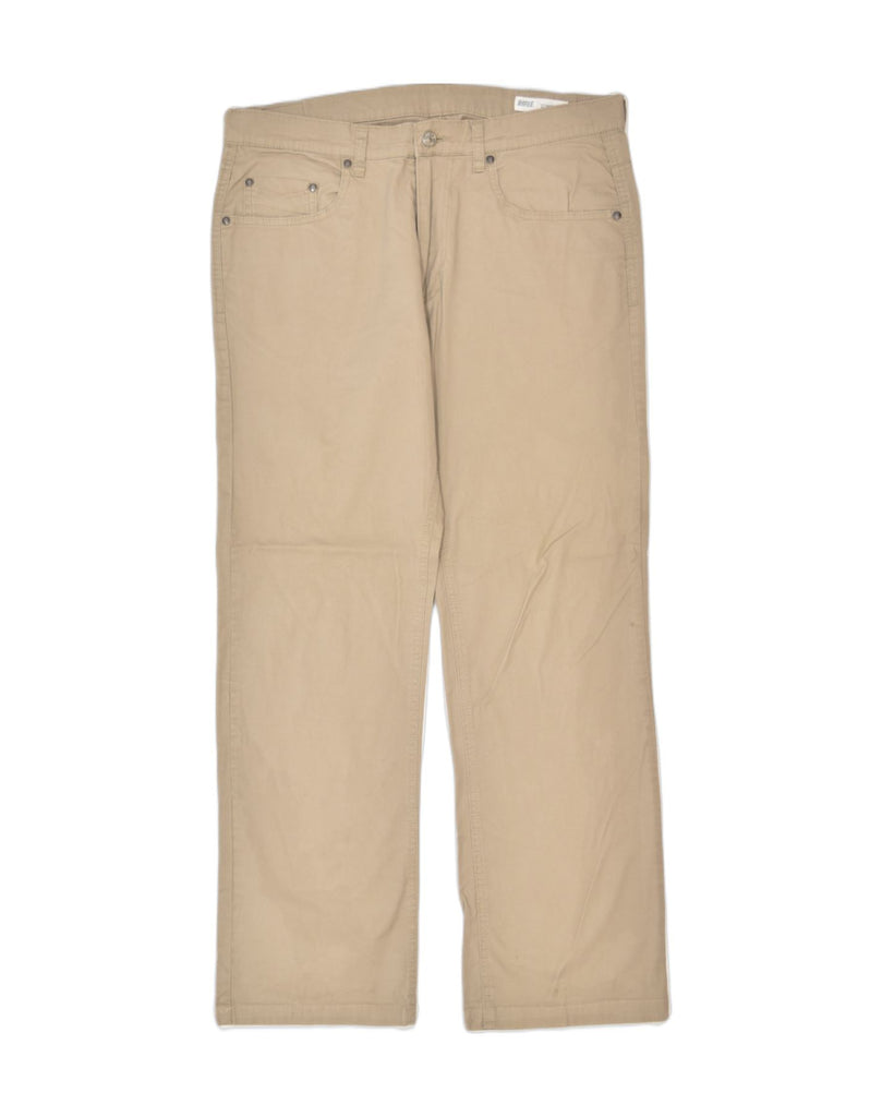 RIFLE Mens Straight Chino Trousers W34 L29 Brown Cotton | Vintage | Thrift | Second-Hand | Used Clothing | Messina Hembry 