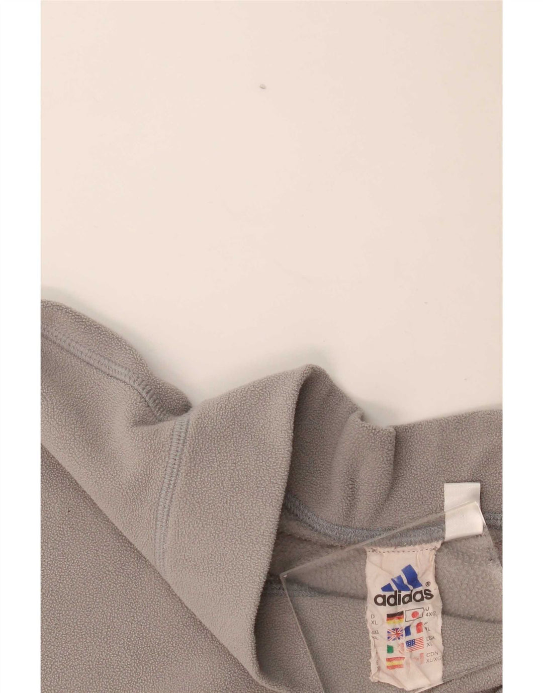 Adidas Mens Climawarm Fleece Jumper XL Grey Polyester