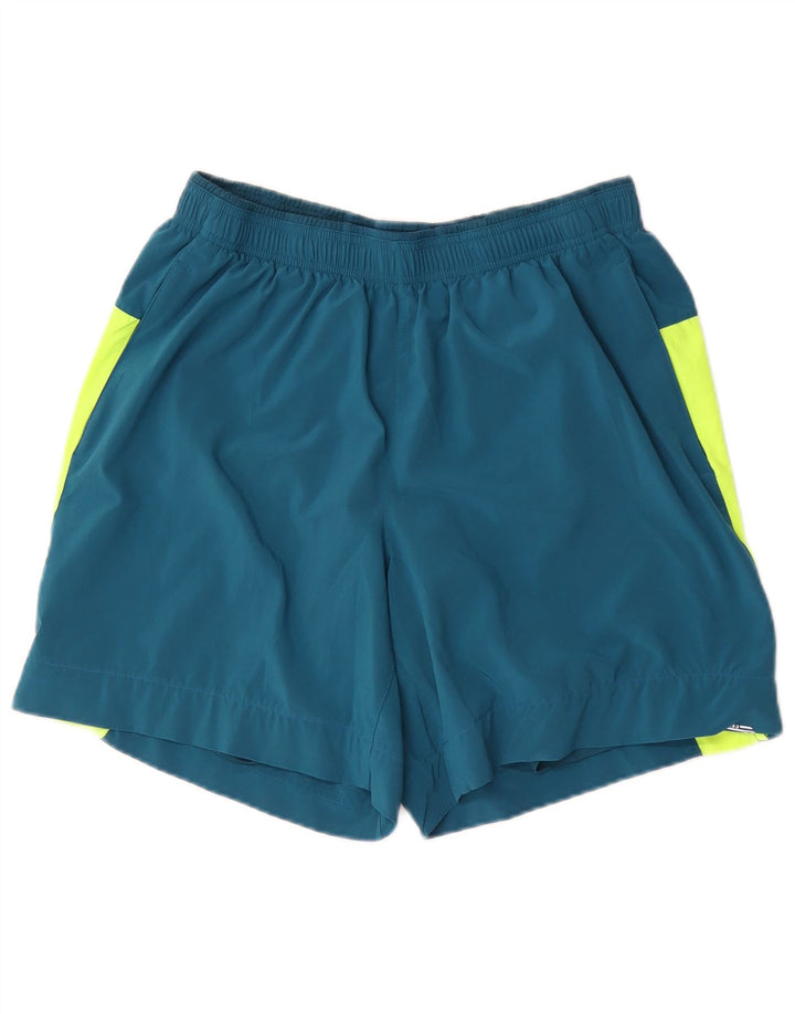 New Balance Mens Sport Shorts Large Blue Colourblock