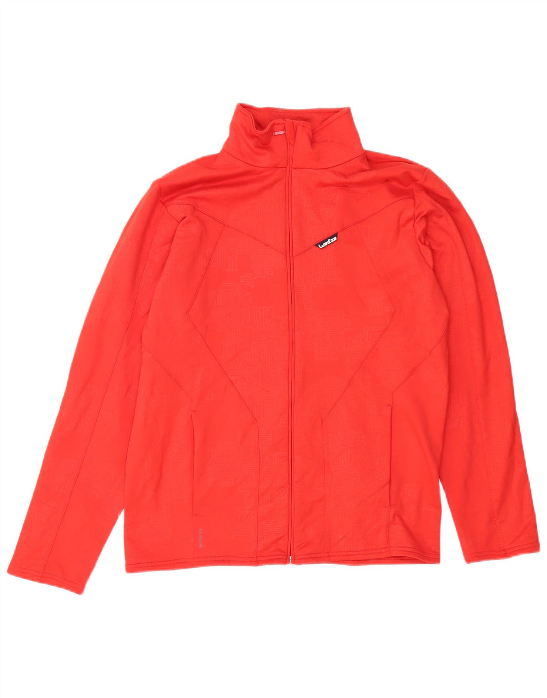 Wed Ze Mens Tracksuit Top Jacket Small Red Polyester