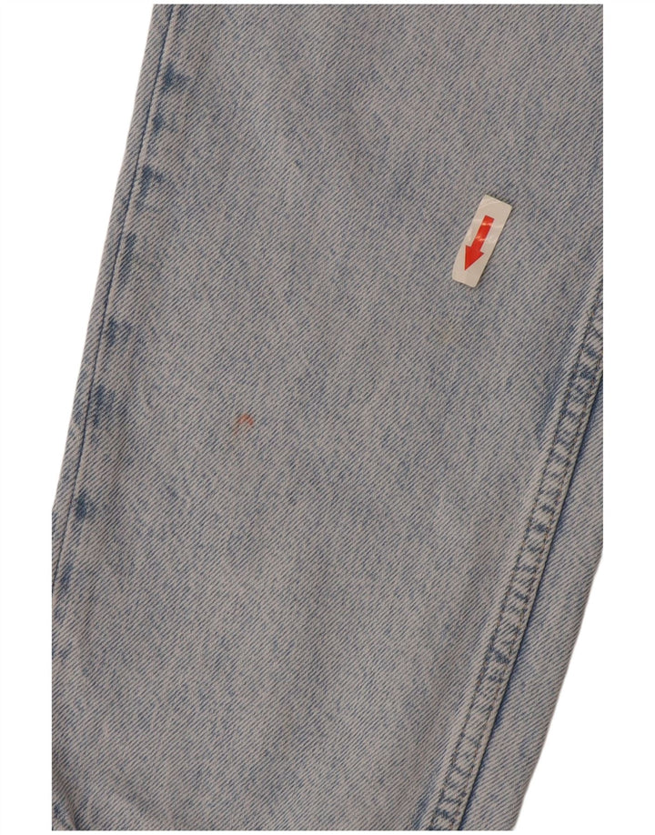 Calvin Klein Mens Distressed Slim Jeans W30 L33 Blue Cotton