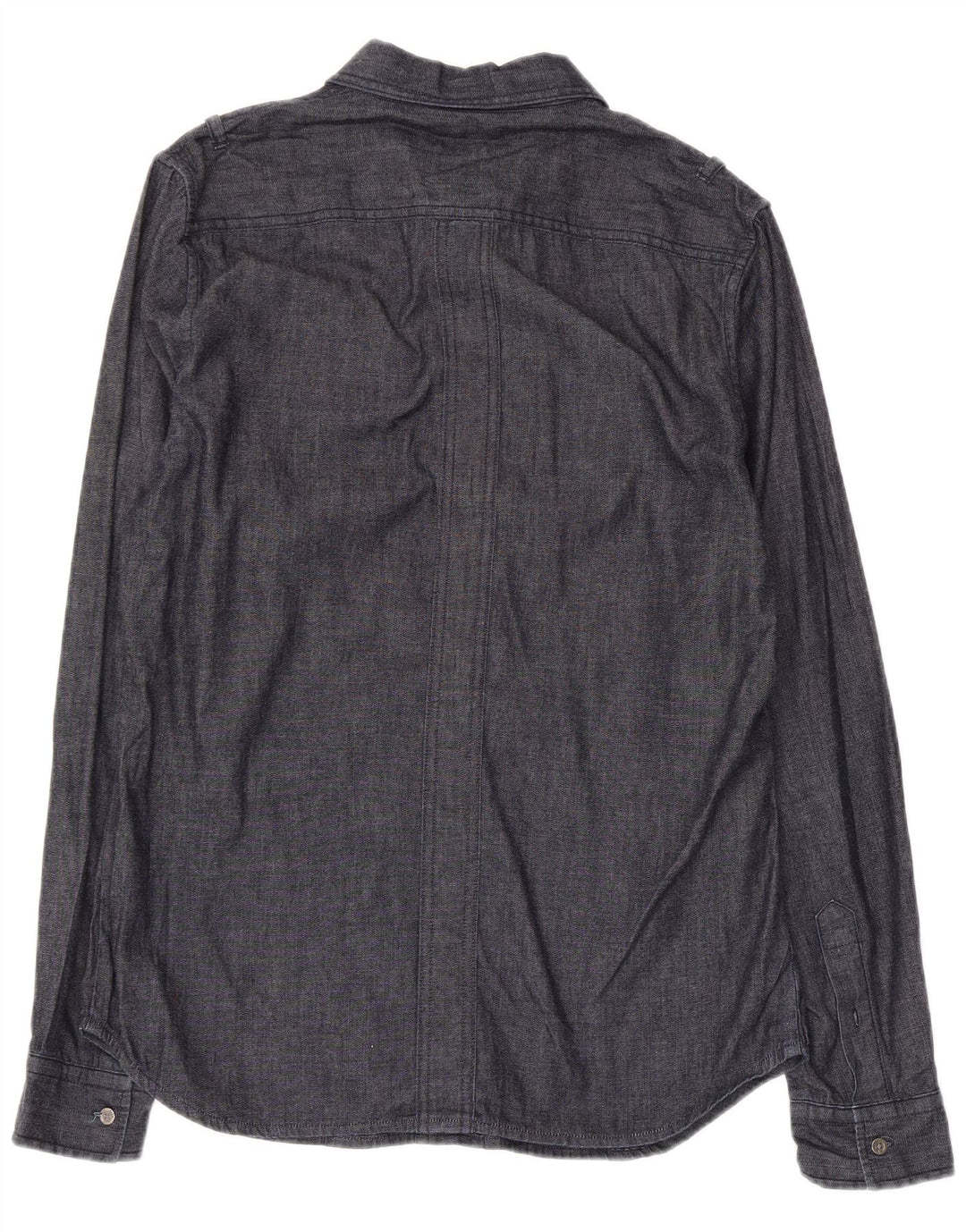 Calvin Klein Jeans Mens Shirt Large Navy Blue Cotton