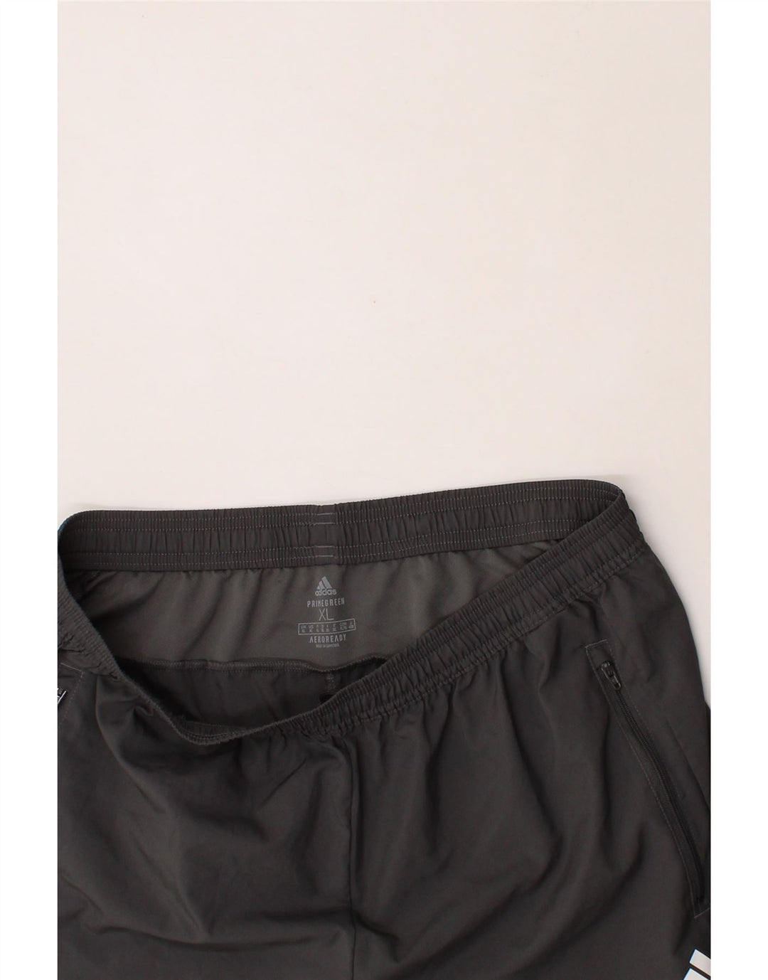 ADIDAS Mens Aeroready Sport Shorts XL Grey Polyester Vintage Adidas and Second-Hand Adidas from Messina Hembry 