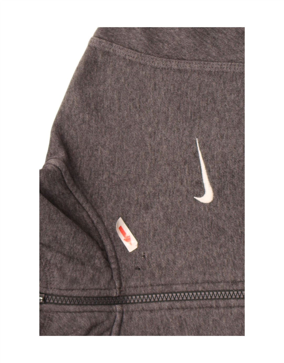 Nike Mens Zip Hoodie Sweater Small Grey Cotton