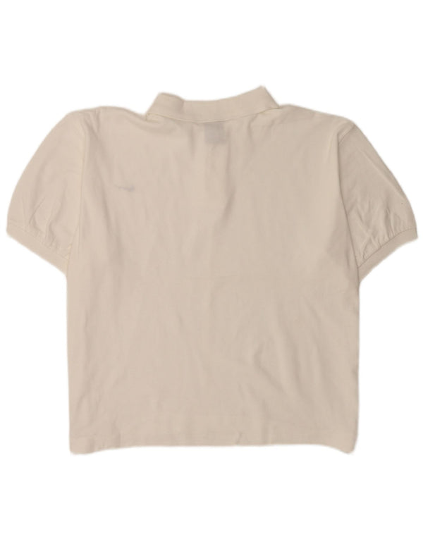 Nike Mens Polo Shirt UK 42/44 Large White Cotton