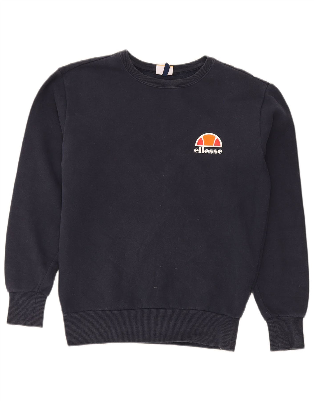 Ellesse Mens Sweatshirt Jumper Small Navy Blue Cotton