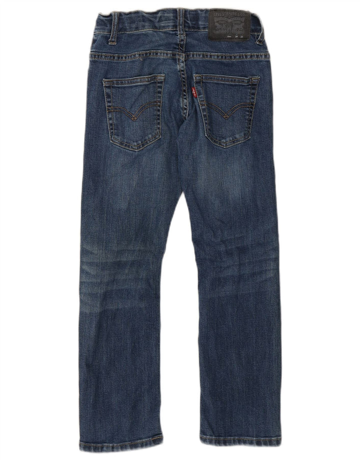 Levi's Boys 511 Slim Jeans 7-8 Years W24 L22 Blue Cotton
