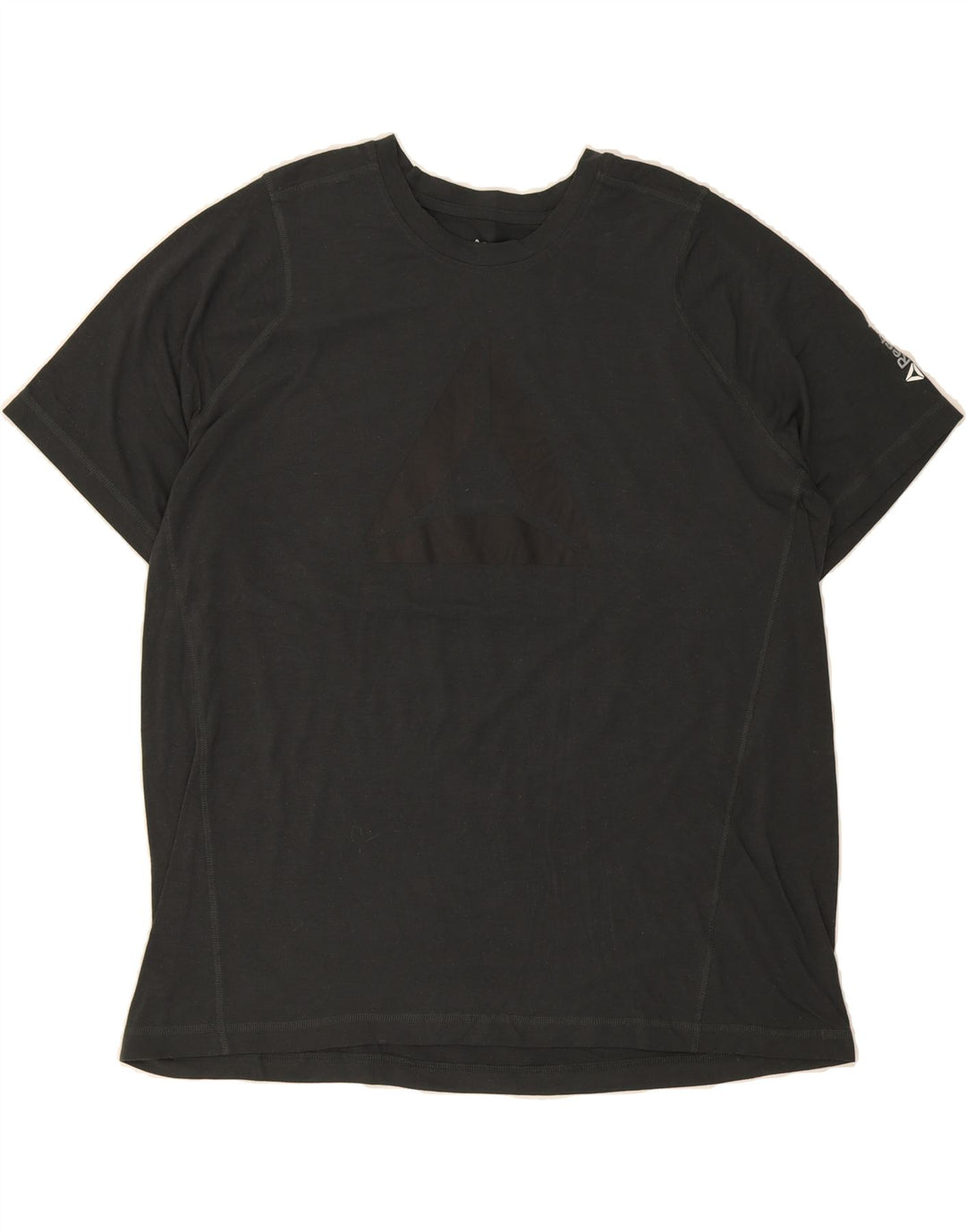 REEBOK Mens Graphic T-Shirt Top 2XL Grey Polyester Vintage Reebok and Second-Hand Reebok from Messina Hembry 