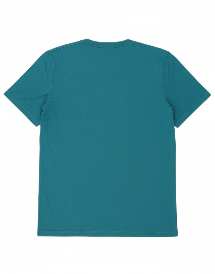 EDDIE BAUER Boys T-Shirt Top 14-15 Years Large Blue Polyester