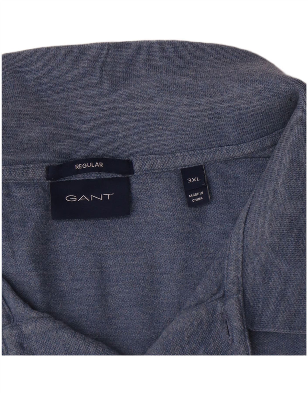 Gant Mens Regular Polo Shirt 3XL Blue Cotton