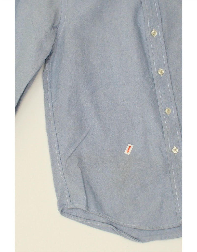 RALPH LAUREN Boys Shirt 10-11 Years Medium Blue Cotton Vintage Ralph Lauren and Second-Hand Ralph Lauren from Messina Hembry 