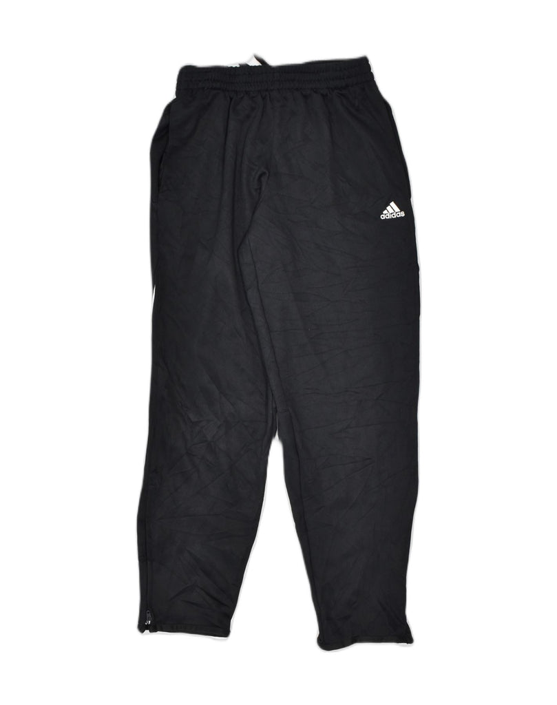 ADIDAS Boys Climalite Tracksuit Trousers 11-12 Years Medium Black | Vintage Adidas | Thrift | Second-Hand Adidas | Used Clothing | Messina Hembry 