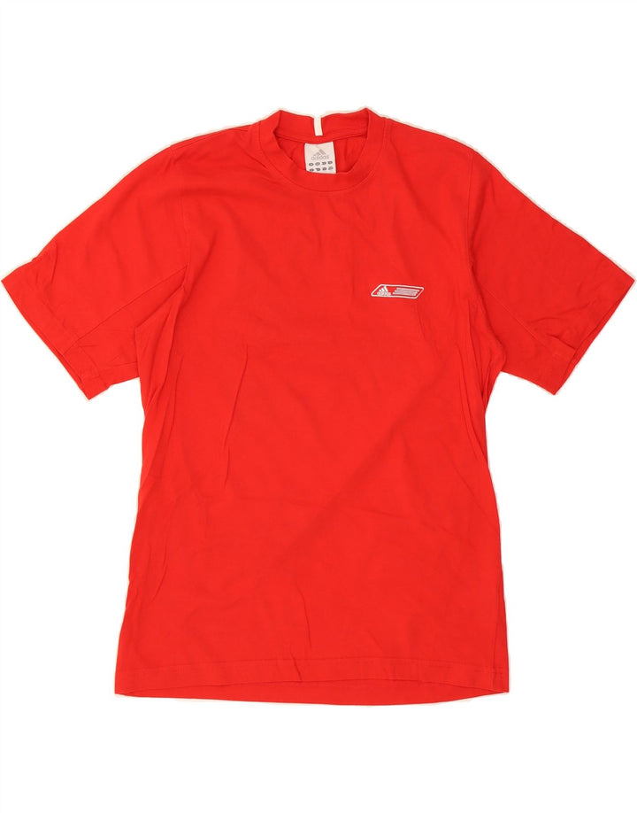 ADIDAS Mens T-Shirt Top Large Red Cotton Vintage Adidas and Second-Hand Adidas from Messina Hembry 