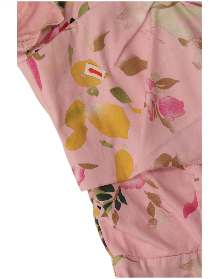 THE PRETTY DRESS COMPANY Womens Sheath Dress UK 14 Large Pink Floral