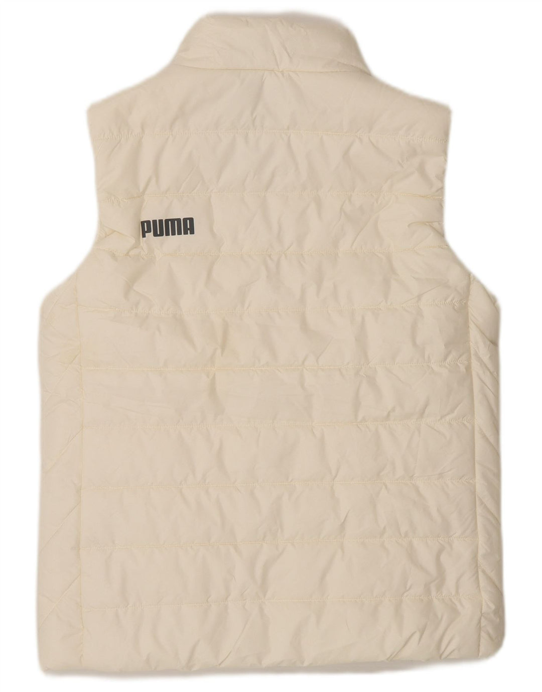 Puma Womens Padded Gilet UK 10 Small Off White Polyester