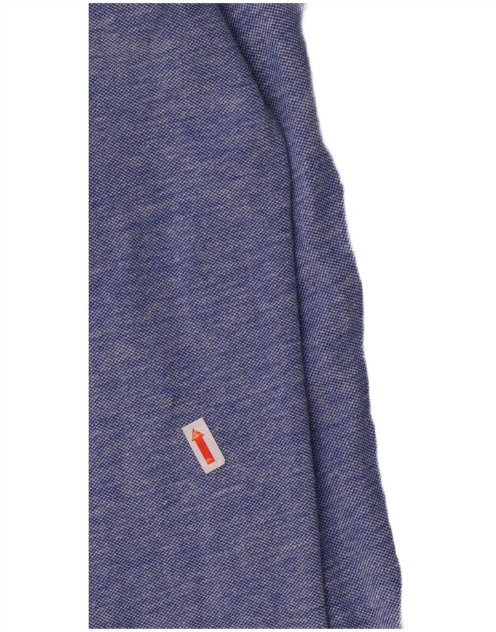 Carrera Mens Shirt XL Blue Flecked Cotton