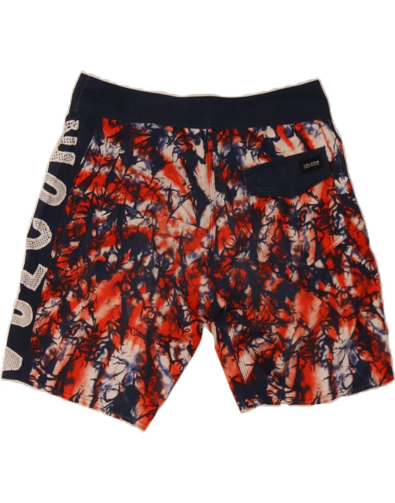 VOLCOM Mens Abstract Pattern Graphic Swimming Shorts Small  Multicoloured Vintage Volcom and Second-Hand Volcom from Messina Hembry 