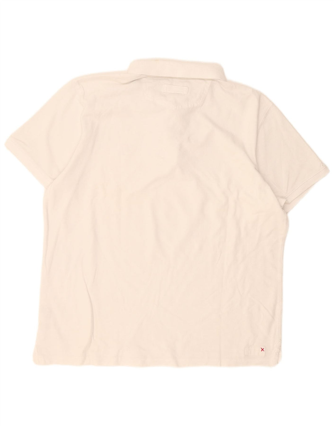 Fat Face Mens Polo Shirt XL White Cotton
