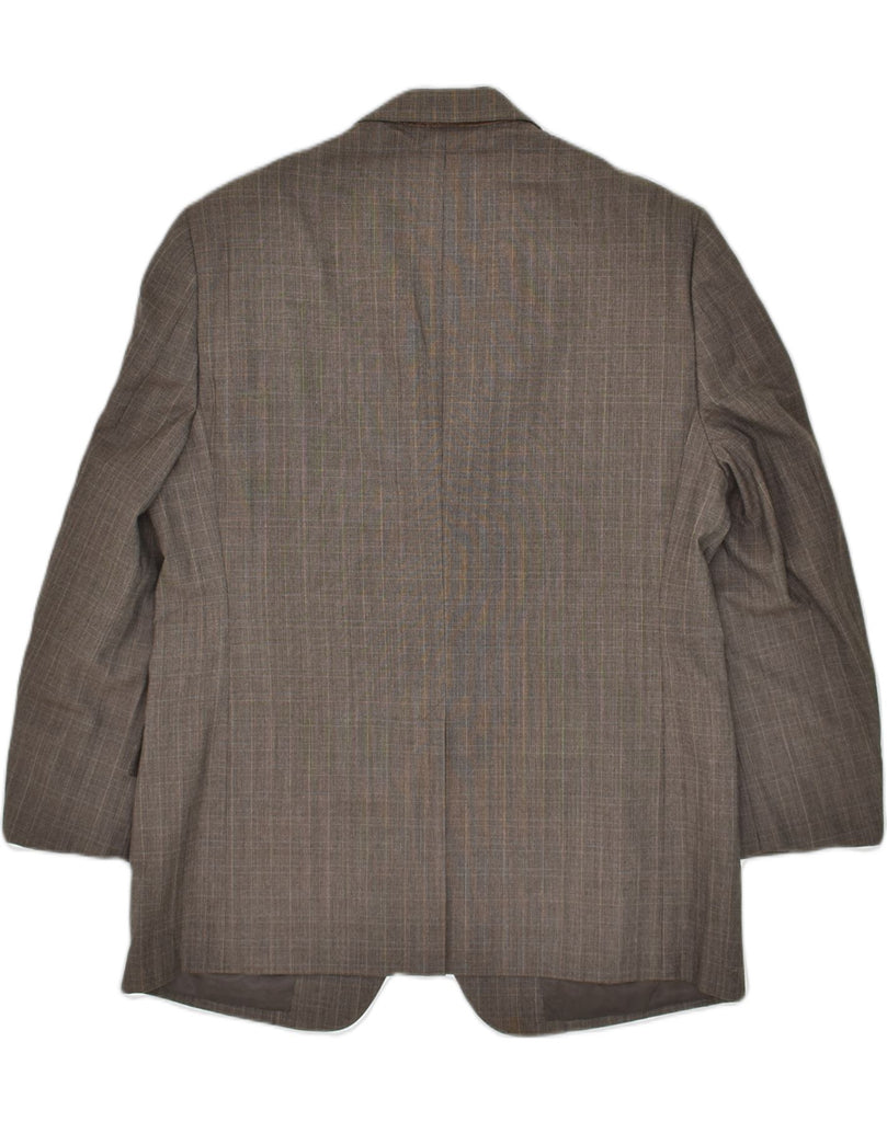 BROOKS BROTHERS Mens 2 Button Blazer Jacket UK 42 XL Brown New Wool | Vintage Brooks Brothers | Thrift | Second-Hand Brooks Brothers | Used Clothing | Messina Hembry 