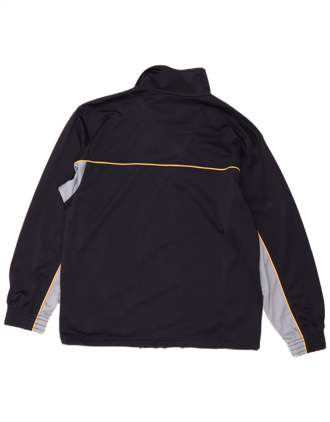 Lotto Mens Tracksuit Top Jacket Medium Navy Blue Colourblock Sports