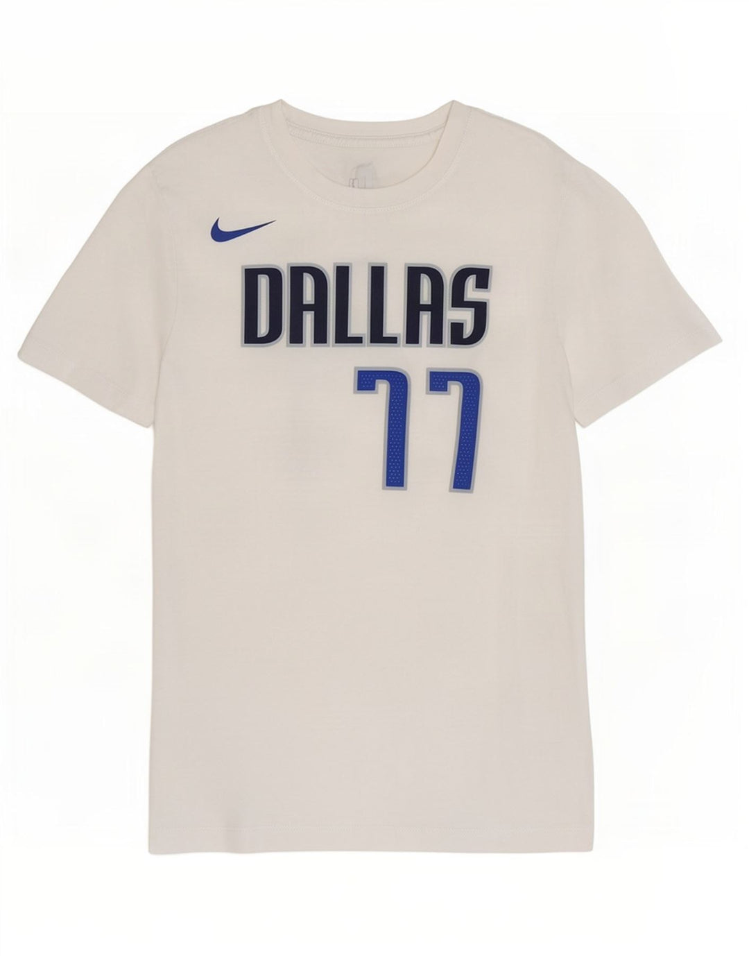 Nike Mens Dallas Mavericks Graphic T-Shirt Top Medium White Cotton