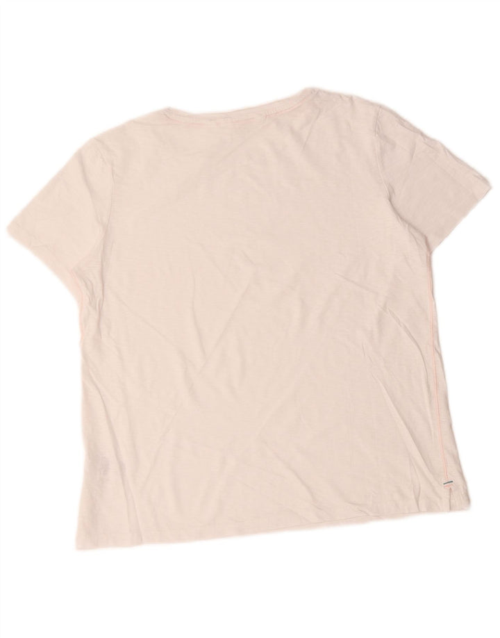 White Stuff Womens T-Shirt Top UK 12 Medium White Cotton