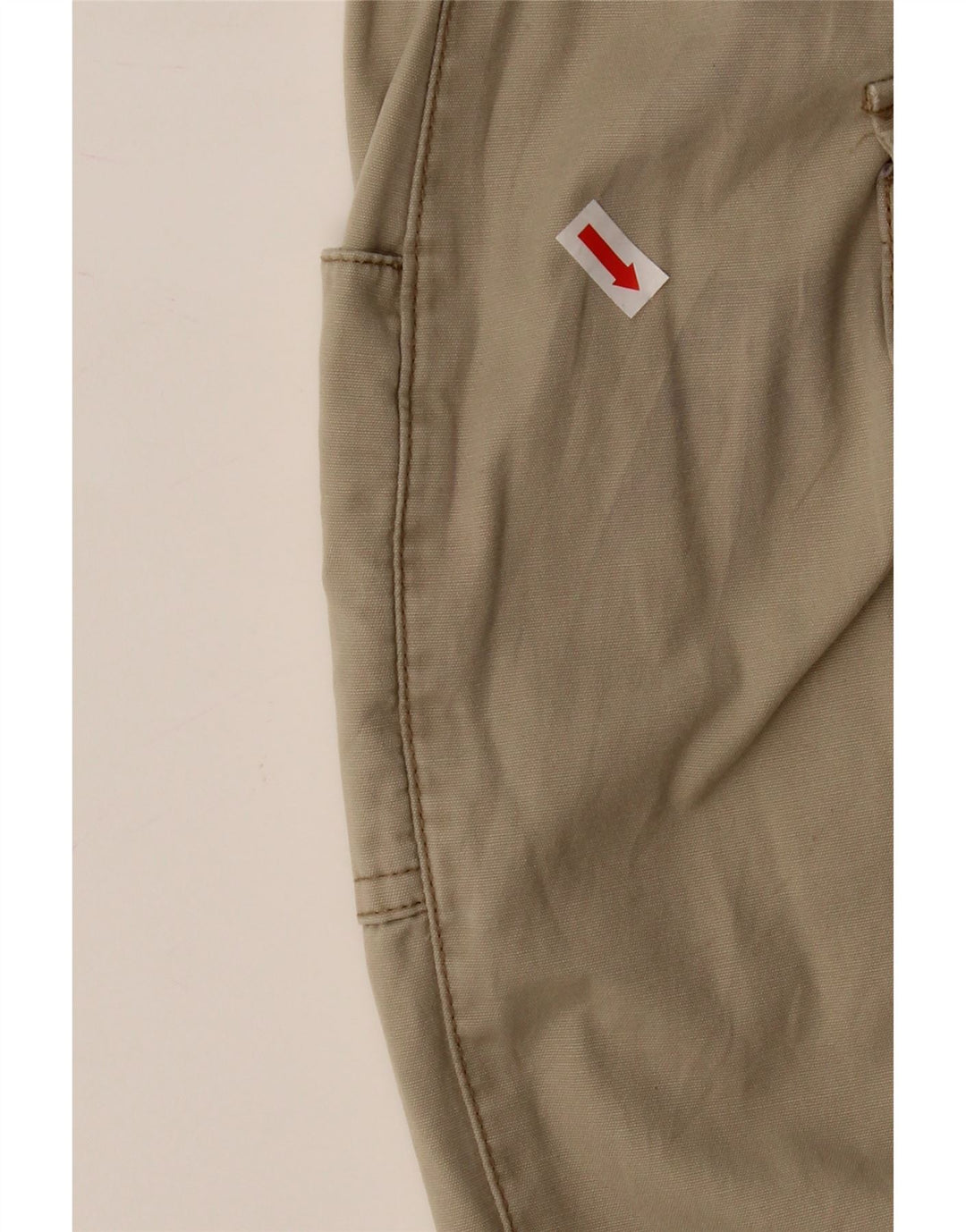 MOSSIMO Womens Straight Capri Trousers US 16 2XL W38 L21 Beige Cotton Vintage Mossimo and Second-Hand Mossimo from Messina Hembry 