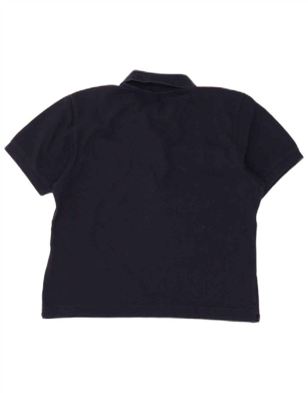 KAPPA Womens Polo Shirt UK 14 Medium Navy Blue Cotton