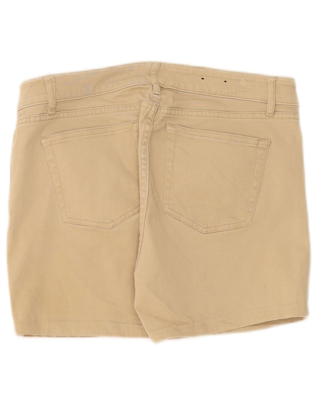 Chaps Womens Casual Shorts US 4 Small W30 Beige Cotton
